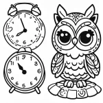 coloriage Hibou à imprimer pour enfant de 12 ans