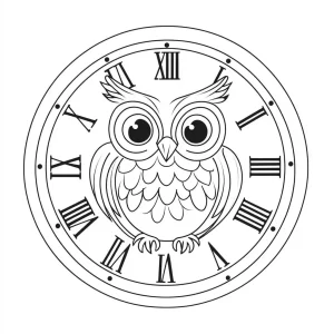 coloriage Hibou et dessin a imprimer