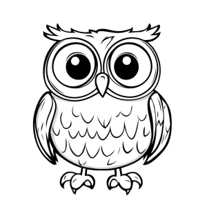 coloriage Hibou en ligne