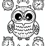 coloriage Hibou a imprimer