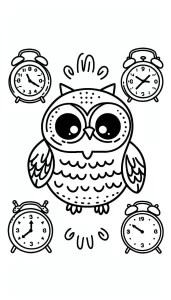 coloriage Hibou a imprimer