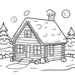 coloriage Hiver à imprimer gratuit