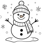 coloriage Hiver à imprimer pdf