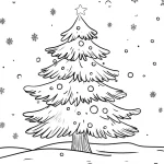coloriage Hiver pour enfant de 4 ans