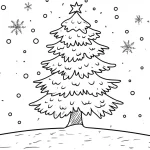 coloriage Hiver pour enfant de 6 ans
