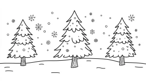 coloriage Hiver à imprimer pour enfant de 6 ans