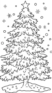 coloriage Hiver pour enfant gratuit
