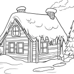 coloriage Hiver pour bebe a imprimer