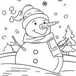 coloriage Hiver pour enfant de à imprimer