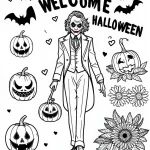 coloriage Joker à imprimer pour enfant de 6 ans
