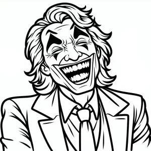 coloriage Joker à imprimer