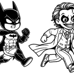 coloriage Joker et dessins