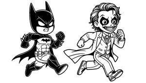 coloriage Joker et dessins
