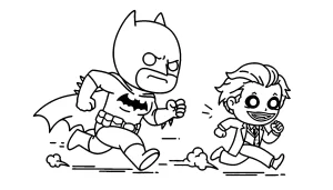 coloriage Joker a colorier en ligne gratuitement