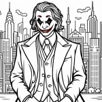 coloriage Joker pour enfant à imprimer