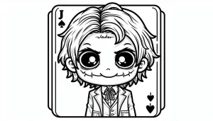 coloriage Joker gratuit en ligne
