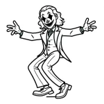 coloriage Joker a telecharger