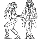 coloriage Joker pour enfant de 3 ans