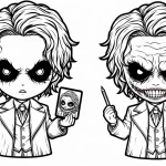 coloriage Joker à imprimer