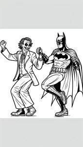 coloriage Joker a dessiner et imprimer