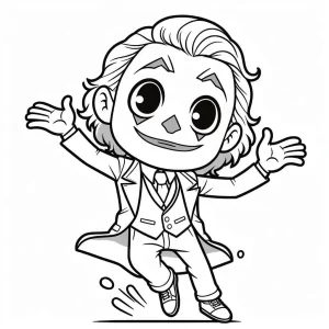 coloriage Joker à imprimer gratuit