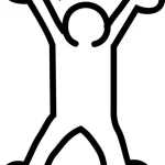 coloriage Keith Haring à imprimer gratuitement pdf