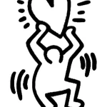 télécharger coloriage Keith Haring gratuit