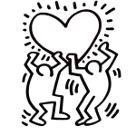 coloriage Keith Haring et dessin a imprimer