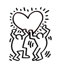 coloriage Keith Haring et dessin a imprimer
