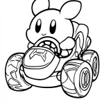 coloriage Kerby et apprentissage
