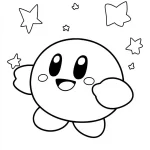 coloriage Kerby pour enfant de 7 ans
