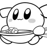 coloriage Kerby pour enfant de 2 ans