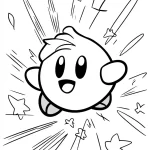 coloriage Kerby pour enfant de 2 ans