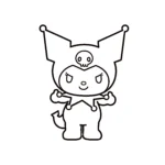 coloriage Kuromi pour enfants