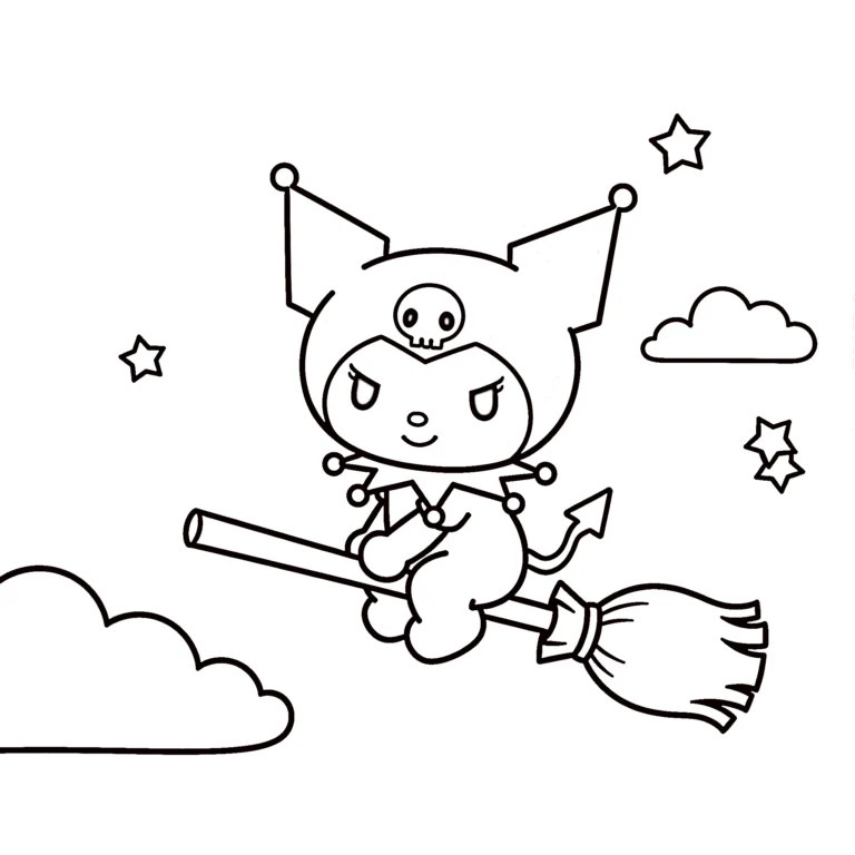 Tranh tô màu Kuromi