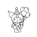 coloriage Kuromi a dessiner en ligne