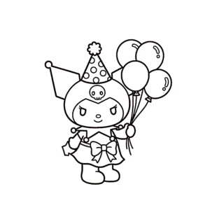 coloriage Kuromi a dessiner en ligne