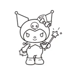 coloriage Kuromi à imprimer pour enfant de 9 ans