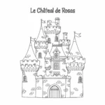 coloriage Le Château de Rosas pour enfants a imprimer