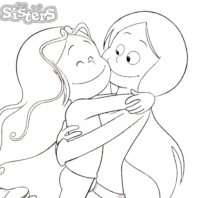 Tranh tô màu Les Sisters