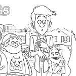 coloriage Les Sisters pour bebe a imprimer