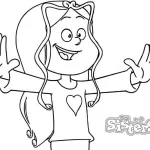 coloriage Les Sisters et decoupage a imprimer gratuit