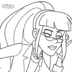 image pour coloriage Les Sisters enfant