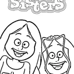 imprimer coloriage Les Sisters
