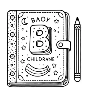 coloriage Livre à imprimer pdf gratuit