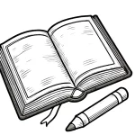 imprimer coloriage Livre