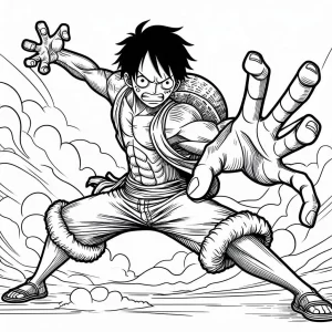 coloriage Luffy et dessins