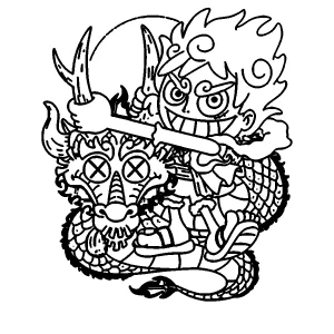 coloriage Luffy en ligne