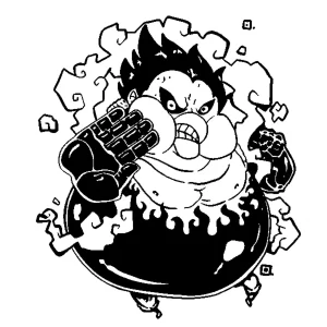 coloriage Luffy a colorier en ligne gratuitement