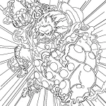 coloriage Luffy pour enfant à imprimer